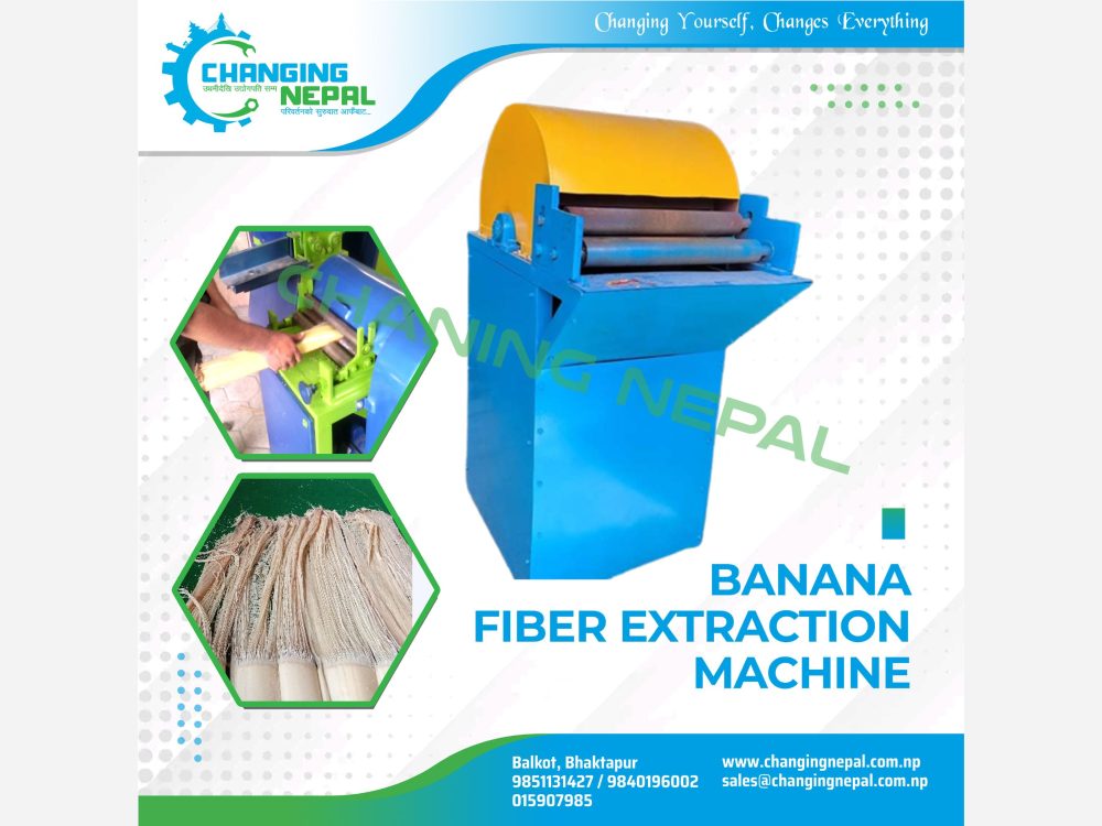 Banana Fiber Extraction Machine